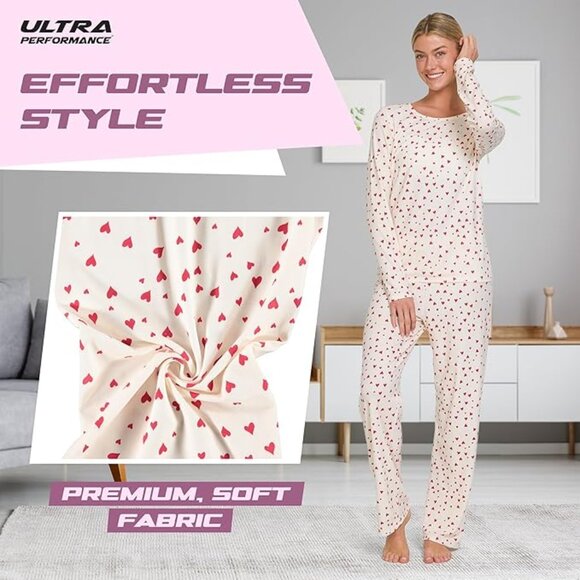 Cozy Soft Women's Printed Pajamas, Lounge Set, Size 3X - Picture 2 of 7